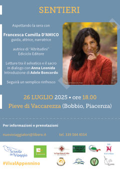 Aspettando la sera a Vaccarezza con Francesca Camilla D'Amico