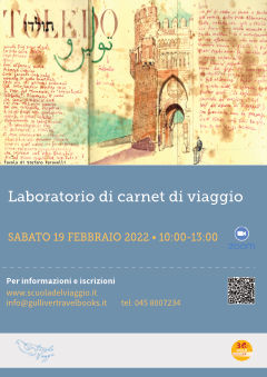 Laboratorio di carnet di viaggio online 19 febbraio 2022