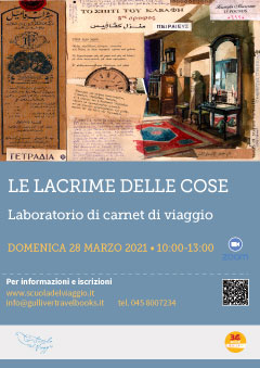 Laboratorio di carnet di viaggio online 28 marzo 2021