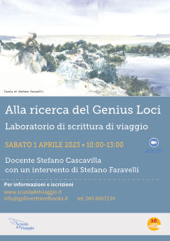 Locandina Laboratorio di scrittura Genius Loci 1 aprile 2023