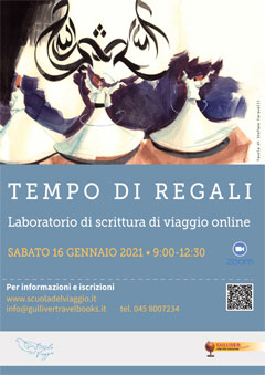 Laboratorio di scrittura di viaggio online 16 gennaio 2021