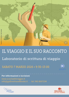Laboratorio di scrittura di viaggio online - Sabato 7 marzo 2026