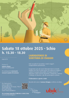 Laboratorio base di scrittura di viaggio a Schio - Sabato 18 ottobre 2025