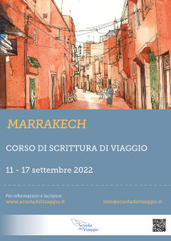 Locandina Laboratorio di scrittura a Marrakech 2022