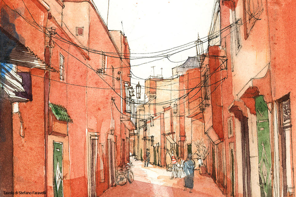 La città rossa (Marrakech, Marocco)