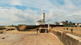 La torre di segnalazione del faro di Bell Rock