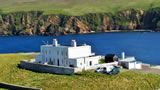 La casa dei guardiani del faro a Muckle Flugga, Shetland