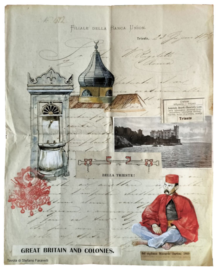 Bella Trieste, tavola di Stefano Faravelli